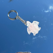 Load image into Gallery viewer, Crystal Infused Turtle Keychain