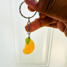 Load image into Gallery viewer, Orange Slice Keychain/ Earrings
