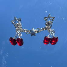 Load image into Gallery viewer, Silver Matching Bag Charm Keychain Set