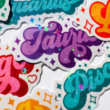 Load image into Gallery viewer, Holographic Zodiac Heavy Duty Waterproof Vinyl Sticker