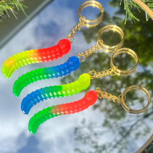 Load image into Gallery viewer, Gummy Worm Keychain