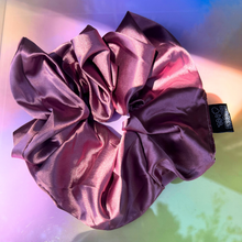 Load image into Gallery viewer, Purple Jumbo Hair Scrunchie