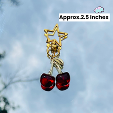 Load image into Gallery viewer, Cherry Charm Gold Hardware