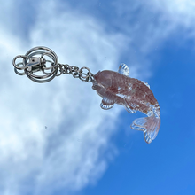 Load image into Gallery viewer, Crystal Infused Koi Fish Keychain