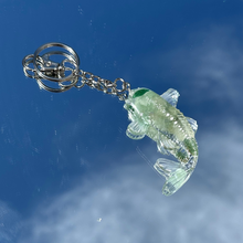 Load image into Gallery viewer, Crystal Infused Koi Fish Keychain