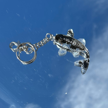 Load image into Gallery viewer, Crystal Infused Koi Fish Keychain