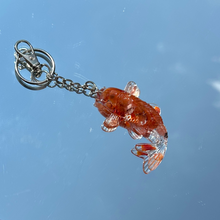 Load image into Gallery viewer, Crystal Infused Koi Fish Keychain