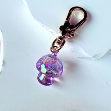Load image into Gallery viewer, Mushroom Sparkle Keychain