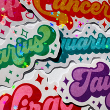 Load image into Gallery viewer, Holographic Zodiac Heavy Duty Waterproof Vinyl Sticker