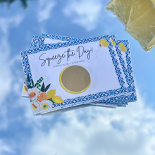 Load image into Gallery viewer, Squeeze the Day! Lemon Scratch-Off Game