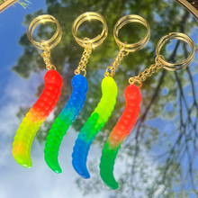 Load image into Gallery viewer, Gummy Worm Keychain