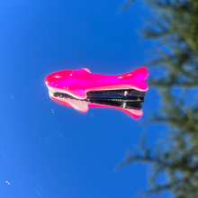 Load image into Gallery viewer, Pink Gummy Shark Keychain