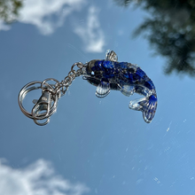 Load image into Gallery viewer, Crystal Infused Koi Fish Keychain