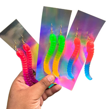 Load image into Gallery viewer, Gummy Worm Earrings