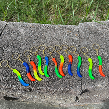Load image into Gallery viewer, Gummy Worm Keychain