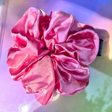 Load image into Gallery viewer, Pink Pink Jumbo Hair Scrunchie