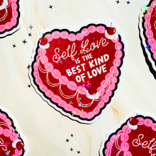 Load image into Gallery viewer, Self Love is the Best Love Holographic Sticker