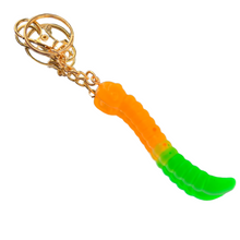 Load image into Gallery viewer, Gummy Worm Keychain