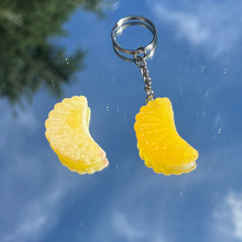Load image into Gallery viewer, Sour Lemon Fruit Slice Keychain or Earrings