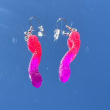 Load image into Gallery viewer, Sour Gummy Worm Earrings