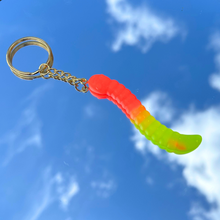 Load image into Gallery viewer, Gummy Worm Keychain