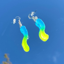 Load image into Gallery viewer, Sour Gummy Worm Earrings