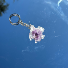 Load image into Gallery viewer, Crystal Infused Turtle Keychain
