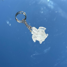 Load image into Gallery viewer, Crystal Infused Turtle Keychain
