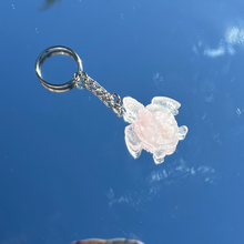 Load image into Gallery viewer, Crystal Infused Turtle Keychain
