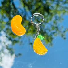 Load image into Gallery viewer, Orange Slice Keychain
