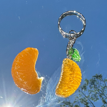 Load image into Gallery viewer, Orange Slice Keychain
