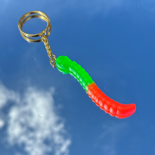 Load image into Gallery viewer, Gummy Worm Keychain
