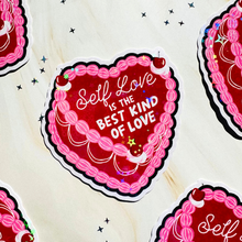 Load image into Gallery viewer, Self Love is the Best Love Holographic Sticker
