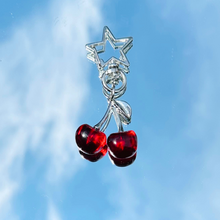 Load image into Gallery viewer, Cherry Star Keychain
