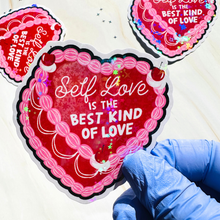 Load image into Gallery viewer, Self Love is the Best Love Holographic Sticker
