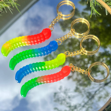 Load image into Gallery viewer, Gummy Worm Keychain
