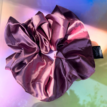 Load image into Gallery viewer, Purple Jumbo Hair Scrunchie
