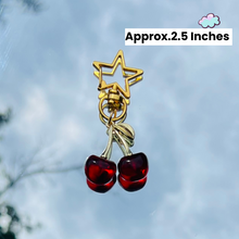 Load image into Gallery viewer, Cherry Charm Gold Hardware
