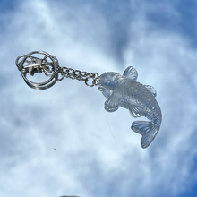 Load image into Gallery viewer, Crystal Infused Koi Fish Keychain
