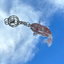 Load image into Gallery viewer, Crystal Infused Koi Fish Keychain
