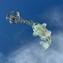 Load image into Gallery viewer, Crystal Infused Koi Fish Keychain
