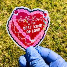 Load image into Gallery viewer, Self Love is the Best Love Holographic Sticker
