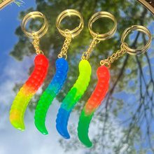 Load image into Gallery viewer, Gummy Worm Keychain
