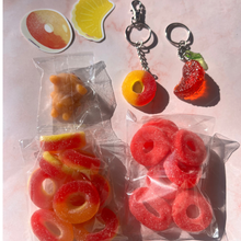 Load image into Gallery viewer, Peach Ring Keychain Bundle
