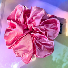 Load image into Gallery viewer, Pink Pink Jumbo Hair Scrunchie
