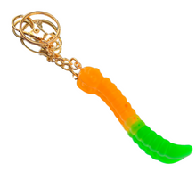 Load image into Gallery viewer, Gummy Worm Keychain
