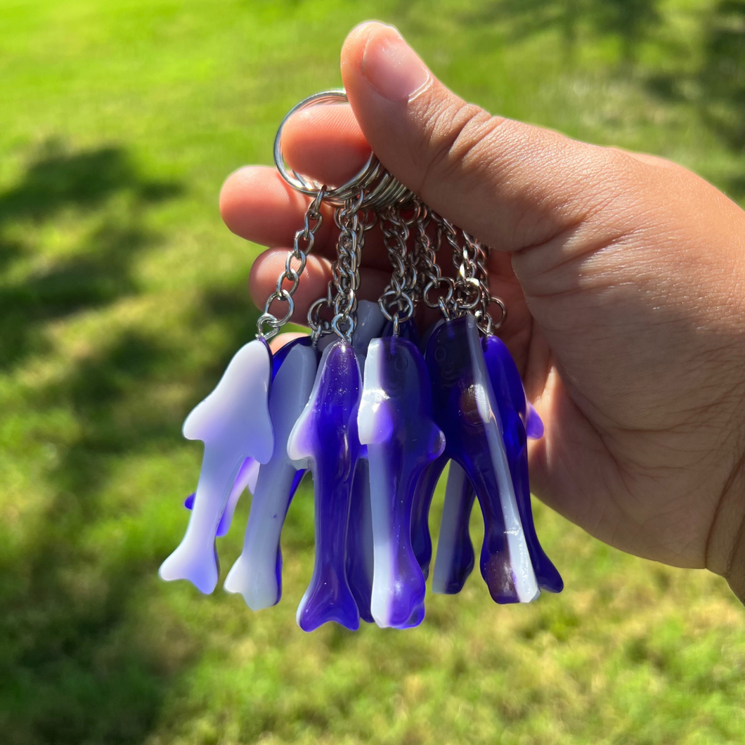 Colorful Gummy Shark Keychain