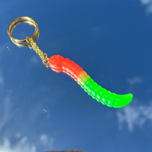 Load image into Gallery viewer, Gummy Worm Keychain
