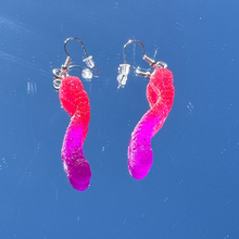 Load image into Gallery viewer, Sour Gummy Worm Earrings
