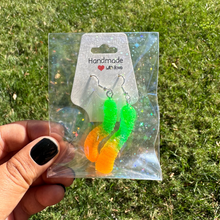 Load image into Gallery viewer, Sour Gummy Worm Earrings
